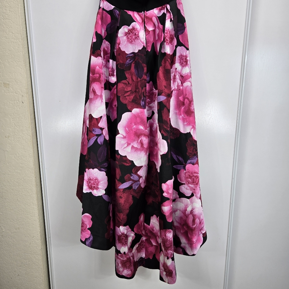 SPEECHLESS Pink Sleeveless Strapless Full-Length Prom Hi-Lo Dress Juniors 7 - Picture 8 of 17